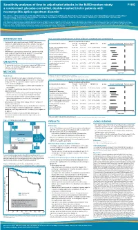 Sensitivity Analyses of Time to Adjudicated Attacks in the N