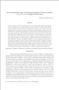 The Colonized Fall Apart a Postcolonial Analysis of Chinua