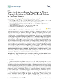 Using Local Agroecological Knowledge in Climate Change Adaptation: a Study of Tree-Based Options in Northern Morocco
