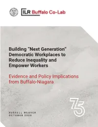 Building "Next Generation" Democratic Workplaces