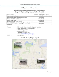 Franklin County Bridges Project