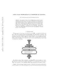 Open Class Determinacy Is Preserved by Forcing 3
