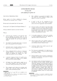 COUNCIL DIRECTIVE 2002/55/EC of 13 June 2002 on the Marketing Of