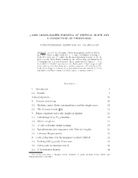 P-ADIC GROSS–ZAGIER FORMULA at CRITICAL SLOPE and a CONJECTURE of PERRIN-RIOU