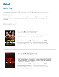 Pay-Per-View