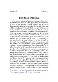 The Book of Joshua