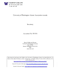 University of Washington Alumni Association Records File://///Files/Shareddocs/Librarycollections/Manuscriptsarchives/Findaidsi