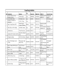 Coaching Institute