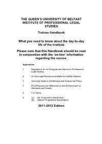 Trainee Handbook