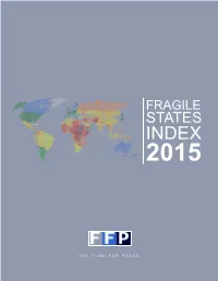 The Fund for Peace Fragile States Index 2015: Country Indicator Scores