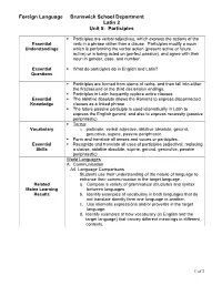 Unit 5: Participles