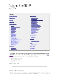 Hardware Requirements System Extensions