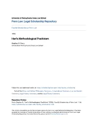 Hart's Methodological Positivism