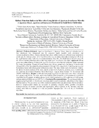 Kidney Function Indices in Mice After Long Intake of Agaricus Brasiliensis Mycelia (= Agaricus Blazei , Agaricus Subrufescens ) Produced by Solid State Cultivation