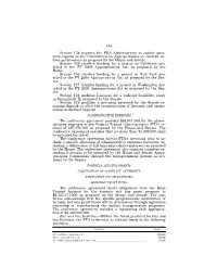 Terly Reports to the Committees on Appropriations on Amtrak On- Time Performance As Proposed by the House and Senate