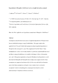 1 Degradation in Mongolia's Gobi Desert: Not As Straight Forward As