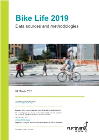 Bike Life 2019 Data Sources and Methodologies