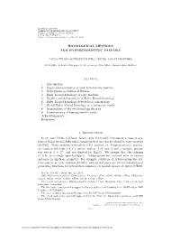 Homological Methods for Hypergeometric Families