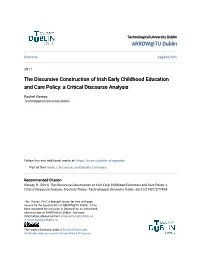 A Critical Discourse Analysis