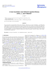 A Low-Resolution Near-Infrared Spectral Library of M-, L-, and T-Dwarfs