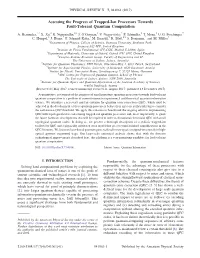 Assessing the Progress of Trapped-Ion Processors Towards Fault-Tolerant Quantum Computation