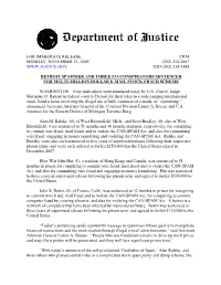For Immediate Release Crm Monday, November 23, 2009 (202) 514-2007 Tdd (202) 514-1888