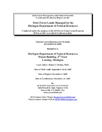 Forest Management and Stump-To-Forest Gate Chain-Of