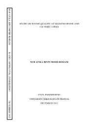 Study on Water Quality at Manjung River and Its Tributaries
