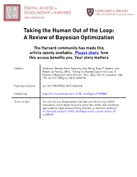 A Review of Bayesian Optimization