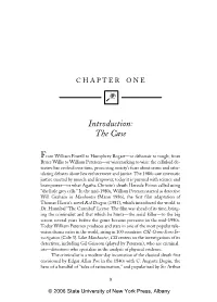 Introduction: the Case