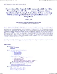 Observations of Magnetic Fields - J.P