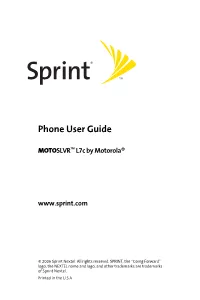 Phone User Guide