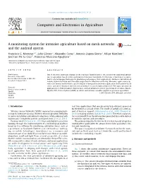A Monitoring System for Intensive Agriculture Based on Mesh Networks and the Android System ⇑ Francisco G