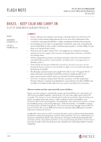 FLASH NOTE ASSET ALLOCATION & MACRO RESEARCH 08 July 2021