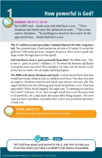How Powerful Is God?