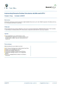 Implementing Enterprise Desktop Virtualization with Microsoft APP-V