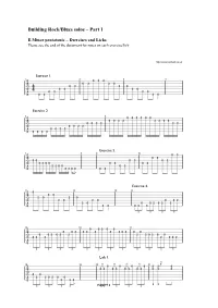 Building Rock/Blues Solos – Part 1