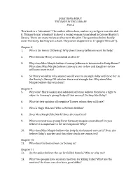 QUESTIONS ABOUT the BODY in the LIBRARY Part 2