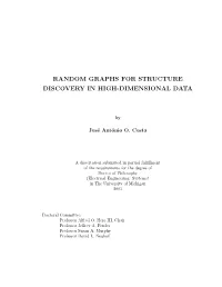 Random Graphs for Structure Discovery in High-Dimensional Data