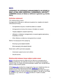 SUBMARINES; AIRCRAFT CARRIERS (Means of Attack Or Defence in General E.G