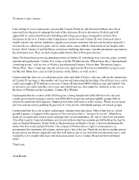 To Whom It May Concern, I Am Writing to You to Express My Concern That