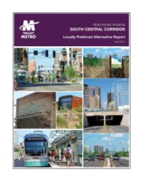 South Central Transit Corridor Locally Preferred Alternative Report