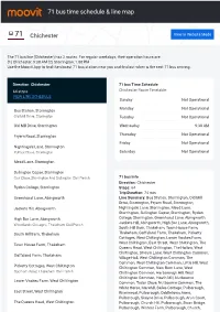 71 Bus Time Schedule & Line Route
