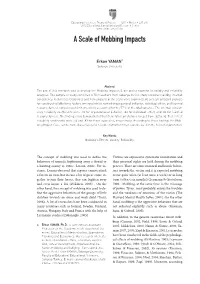 A Scale of Mobbing Impacts