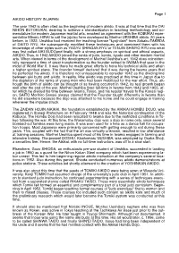 Aikido History, Layout 1