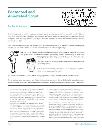 Footnoted and Annotated Script