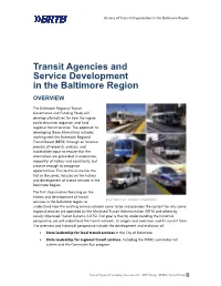History of MDOT MTA and the Lots System