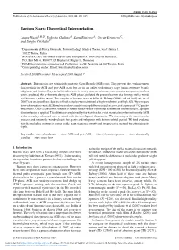 Barium Stars: Theoretical Interpretation