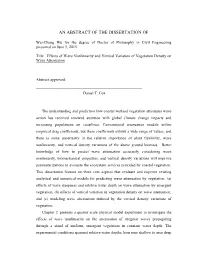 Effects of Wave Nonlinearity and Vertical Variation of Vegetation Density on Wave Attenuation