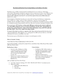Heartland and Bourbon Virus Testing Guideance for Healthcare Providers